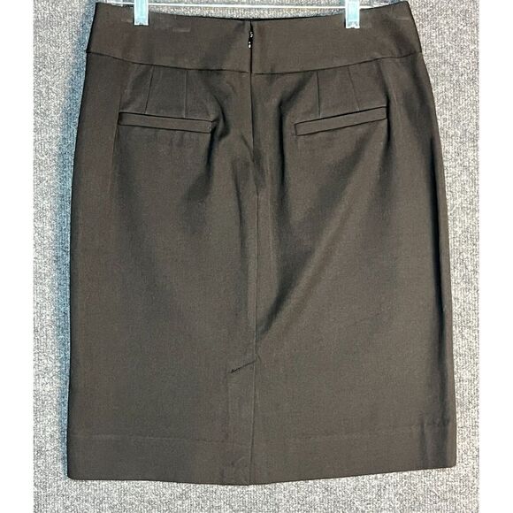 Banana Republic Sloan Mini Pencil Skirt High Waisted Pocket Black Womens Size 8 - Picture 4 of 13